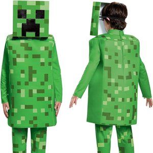 Youth Mindcraft Creeper Costume Size 7-8